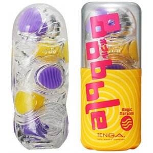 Tenga Bobble flexibilní masturbátor (14 cm), žluto-fialový