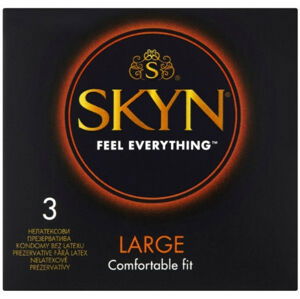 SKYN Large – XL bezlatexové kondomy (3 ks)