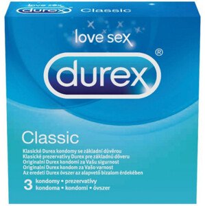 Durex Classic – klasické kondomy (3 ks)