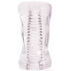 Masturbátor Clear Jack (12,4 cm) + dárek erekční kroužek