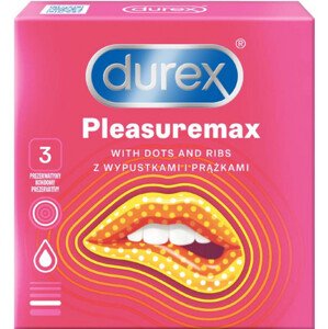 Durex Pleasuremax – vroubkované kondomy (3 ks)