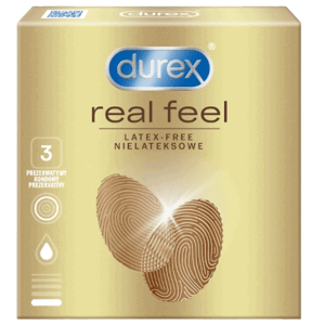 Durex Real Feel – bezlatexové kondomy (3 ks)