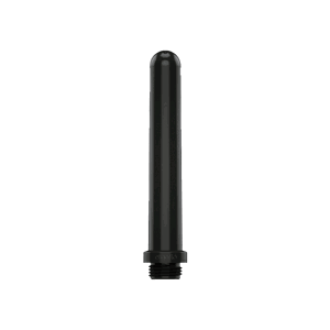 Ergoflo - Premium Tip for Anal Shower - 5” / 13 cm - Black