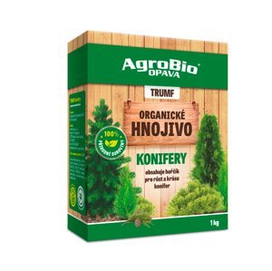 AgroBio Trumf Konifery 1 kg Organické hnojivo s hořčíkem pro růst a krásu konifer