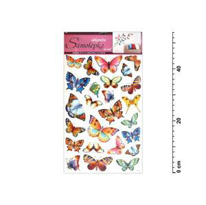Anděl Samolepící dekorace 10142 barevní motýli 53x29cm