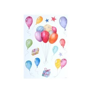 Anděl Samolepící dekorace 15123 balónky 24x42cm