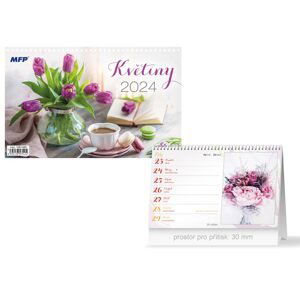 MFP 1061465 Kalendář 2024 stolní Květiny