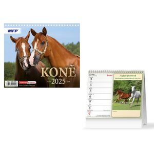 MFP 1061568 Kalendář 2025 stolní mini Koně