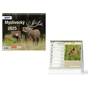 MFP 1061571 Kalendář 2025 stolní mini Myslivecký
