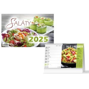 MFP 1061585 Kalendář 2025 stolní Saláty