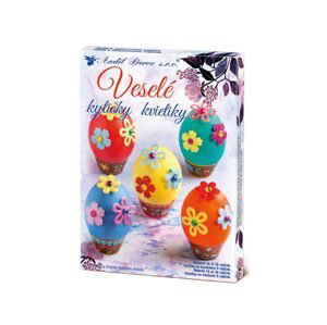 Anděl Sada 7722 k dekorování vajíček - veselé kytičky