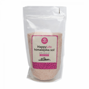 HappyLife Himalájská sůl růžová jedlá jemná 500g