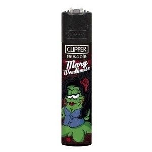 Clipper zapalovač Hemp Rock motiv: Marry Weedhouse