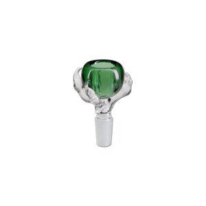 WeedShop Skleněný kotlík 18,8 mm Claw - různé barvy Barva: Zelená