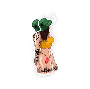 Samolepka Girl 2 - weedshop