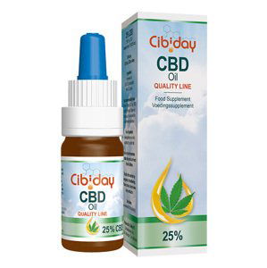 Konopný CBD olej 25% Cibiday 0,2% THC balení 10 ml