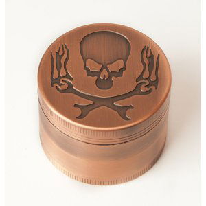 WeedShop Měděná drtička ø 50 mm Varianty: Skull drtička