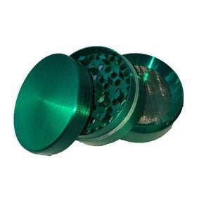 WeedShop Čtyřdílná drtička s průměrem 50 mm Barva: Zelená