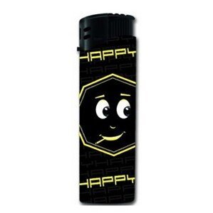 Spotřební zapalovač B!Flame Happy Varianty: Black Happy