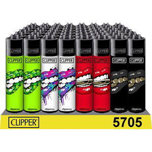 Clipper zapalovač Lips Varianty: Lips Black