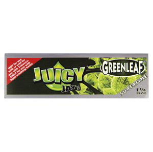 Juicy Jay's Ochucené krátké papírky Juicy Green Leaf