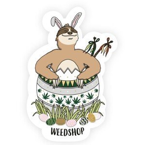 WeedShop Samolepka velikonoční Lenochod