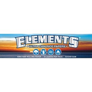 Elements cigaretové papírky rýžový papír KS slim