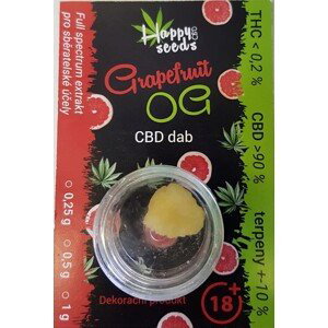 CBD dab - Grapefruit OG (CBD>90%) od Happy seeds Váha: 0,25 g