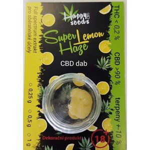 CBD dab - Super Lemon Haze (CBD>90%) od Happy seeds Váha: 0,25 g