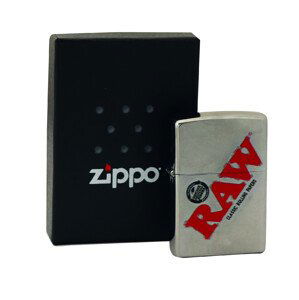 Benzínový zapalovač Zippo RAW Varianty: RAW Silver