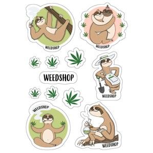 Arch samolepek s lenochodem - weedshop