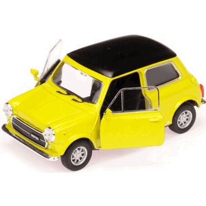 008805 Kovový model auta - Nex 1:34 - Mini Cooper 1300 Žlutá
