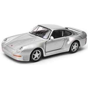 008805 Kovový model auta - Nex 1:34 - Porsche 959 Stříbrná