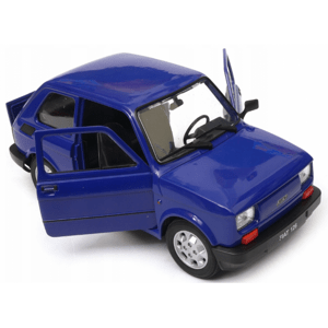 240660 Kovový model auta - Welly 1:21 - Fiat 126p Tmavě modrá