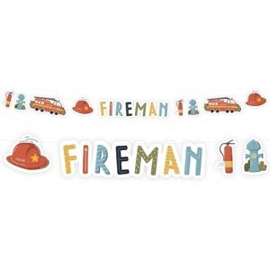 RV-GPFI Godan Dětská narozeninová girlanda - Fireman 300x15 cm