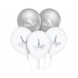 GZ-JNR5 Godan Set latexových balonů - Unicorn, 30cm (5ks)