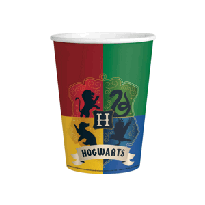 9915076 DR Papírové kelímky - Harry Potter, Hogwarts 250ml