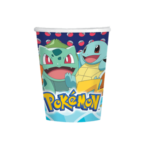 9904822-66 DR Papírové kelímky - Pokemon 250ml