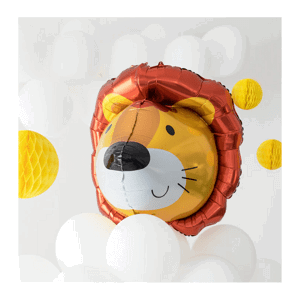 128190 DR 3D fóliový balon - Lion 72x58cm