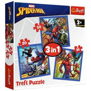 34841 Dětské puzzle - Spiderman - 3v1