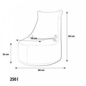 EF4017 Ecopuf Sedací vak Ecopuf - SEAT L Modern polyester DG62/NC14