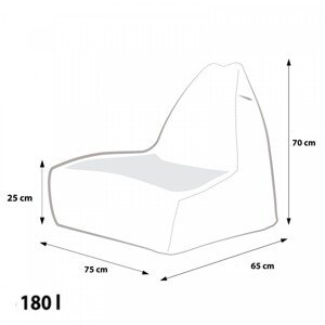 EF4018 Ecopuf Sedací vak Ecopuf - KEIKO S Modern polyester DG36/NC1