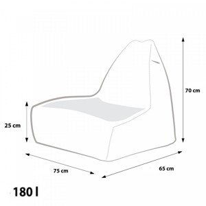 EF4018 Ecopuf Sedací vak Ecopuf - KEIKO S Modern polyester DG55/NC8