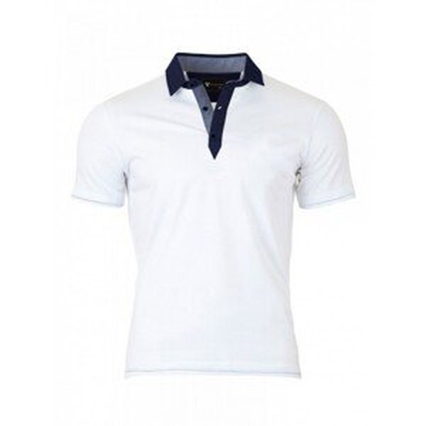 VERSABE Pánské Polo tričko bílé VS-PO 1901 XS