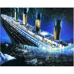 784681 NORIMPEX 5D Diamantová mozaika - Titanic