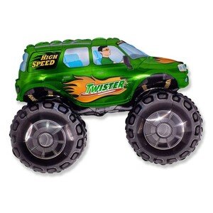 901675VE Godan Fóliový balón - Monster Truck - 62 cm Zelená