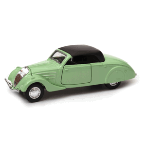 008751 Kovový model auta - Old Timer 1:34 - 1938 Peugeot 402 (Close Top) Zelená