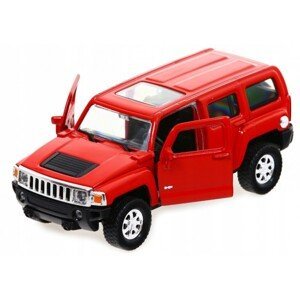 008805 Kovový model auta - Nex 1:34 - Hummer H3 Červená