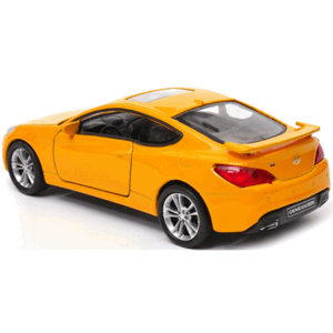 008805 Kovový model auta - Nex 1:34 - Genesis Coupe (2009) Žlutá