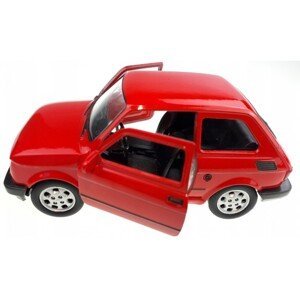 008805 Kovový model auta - Nex 1:34 - Fiat 126 Červená